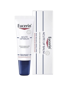 Успокаивающий и увлажняющий бальзам для губ для взрослых и детей Acute Eucerin