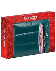 Набор Тушь для ресниц MY POWER VOLUME и Подводка для век 24ORE EXTRA Deborah milano