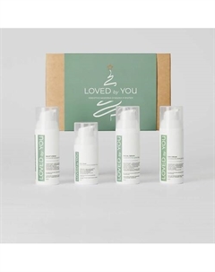 Набор косметики для ухода за лицом, бьюти-бокс 4 в 1 Loved by you