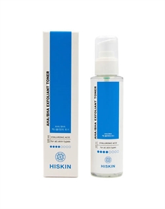 Тонер-эксфолиант для лица с Гиалуроновой кислотой АНА-ВНА 120 Hiskin