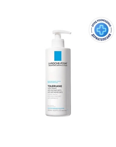 Toleriane Caring Wash Очищающий крем-гель для умывания лица с пантенолом, ниацинамидом и витамином Е 400 La roche-posay