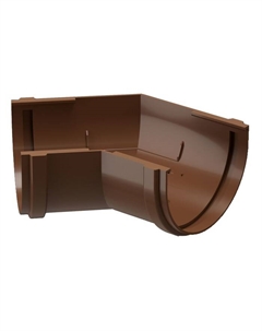 Угловой элемент водосточного желоба PREMIUM, 135˚, цвет каштан Docke