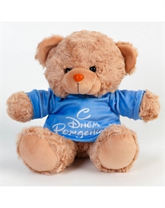 Мягкая игрушка Мишка «С днём рождения» Pomposhki