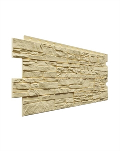 Панель фасадная STANDARD «АЛТАЙ», 1098×400 мм, цвет кремовый Docke