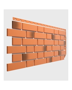 Панель фасадная STANDARD «ФЛЕМИШ», 1095×420 мм, цвет красный жжёный Docke