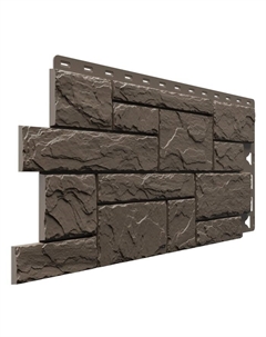 Панель фасадная STANDARD «СЛАНЕЦ», 930×406 мм, цвет Куршевель Docke