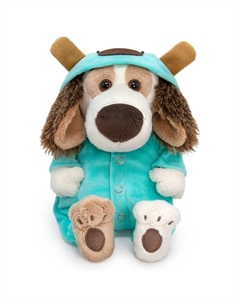 Мягкая игрушка «Собака Бартоломей Baby», в комбинезоне «Собачка», 20 см Басик и ко