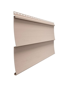 Сайдинг Standard «Ёлочка» D5C, 3000×254 мм, цвет крем – брюле Docke