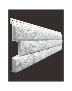 Сайдинг под камень LUX BERGART, 1800×280 мм, цвет кокос Docke