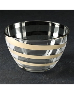 Салатник «Серпантин», 1,75 л, цвет напыления золотой Gidglass