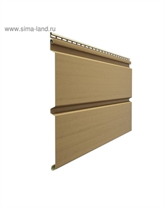 Сайдинг брус PREMIUM D6S, 3600×232 мм, цвет карамель Docke