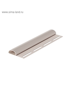 Финишный профиль для сайдинга PREMIUM, 3000 мм, цвет халва Docke