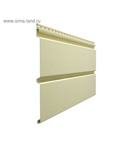 Сайдинг брус PREMIUM D6S, 3600×232 мм, цвет банан Docke