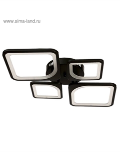 Люстра 114К007233 LED 90Вт черный 73x50,5x7,5 см. Галлоп