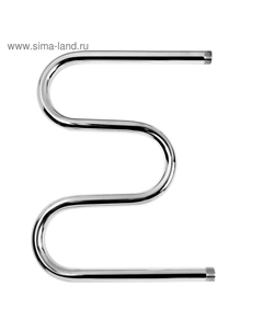 Полотенцесушитель водяной ТЕРА, М-образный, 500×400 мм, d=32 мм, наружная резьба 1" Тера