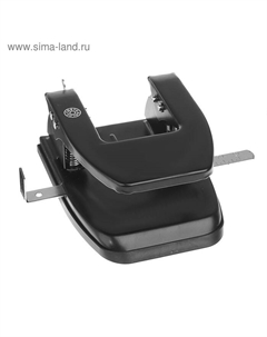 Дырокол с линейкой 30 листов,, чёрный Dolce costo