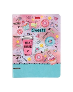 Тетрадь на 4-х кольцах А5, 80 листов в клетку "Сделано с любовью" Hatber