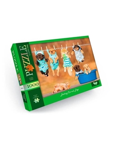 Пазлы картонные «Любимые питомцы», 1000 элементов Danko toys