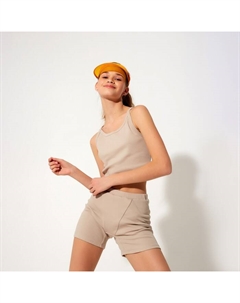 Шорты женские : Basic line, бежевые, размер 42 Minaku
