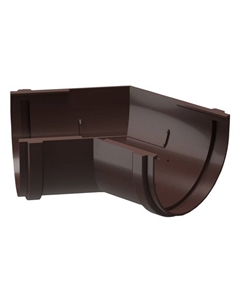 Угол водосточного желоба PREMIUM, 135˚, цвет шоколад Docke