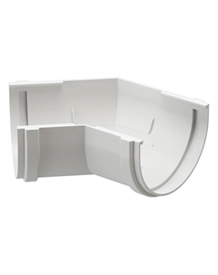 Угол водосточного желоба PREMIUM, 135˚, цвет пломбир Docke