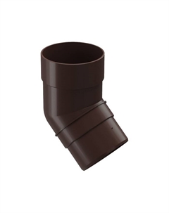 Колено для водосточной трубы PREMIUM, 45˚, цвет шоколад Docke