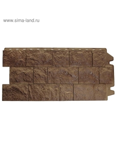 Панель фасадная - R FELS, 1052×425 мм, цвет ржаной, 0.45 м² Docke