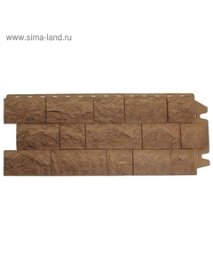 Панель фасадная - R FELS, 1052×425 мм, цвет терракотовый, 0.45 м² Docke