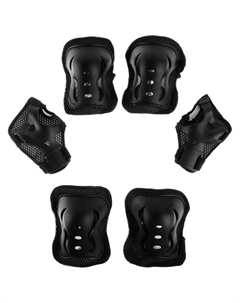 Защита роликовая OT-2020, р. L, цвет чёрный Onlytop