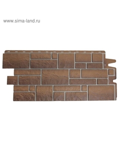 Панель фасадная - R BURG, 946×445 мм, цвет кукурузный, 0.42 м² Docke