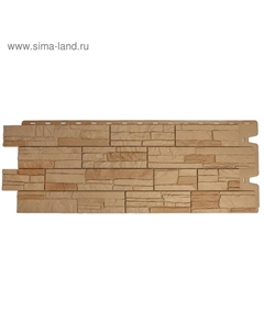 Панель фасадная - R STEIN, 1098×400 мм, цвет бронзовый, 0.44 м² Docke