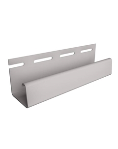 Профиль для сайдинга J26, 3000 мм, цвет дымчатый Docke