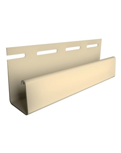 Профиль для сайдинга J18, 3000 мм, цвет палевый Docke