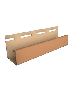 Профиль для сайдинга J26, 3000 мм, цвет каштановый Docke