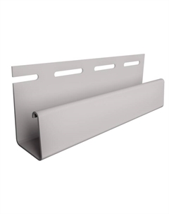 Профиль для сайдинга J18, 3000 мм, цвет дымчатый Docke