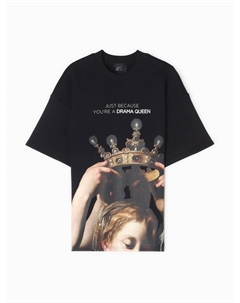 Футболка женская Queen, размер 50, чёрная Mist