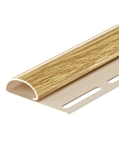 Финишный профиль LUX, под дерево, 3000 мм, цвет зрелый каштан Docke