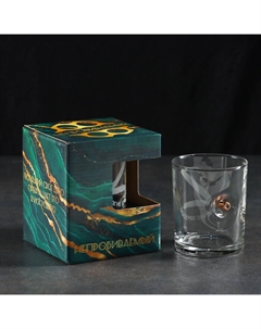 Стакан непробиваемый с пулей «Своих не бросаем», граненый, 250 мл Сима-ленд