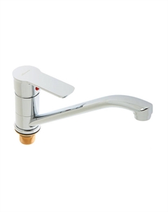 Смеситель для кухни Accoona А4164, однорычажный, хром