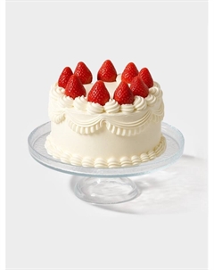 Блюдо на ножке Tasty, d=22 см, стекло, прозрачное Доляна