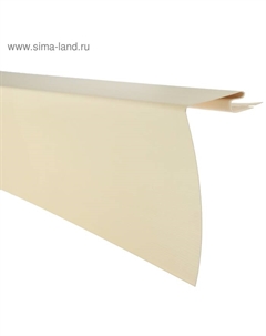 Профиль околооконный для сайдинга, 3660 мм, цвет банан Docke