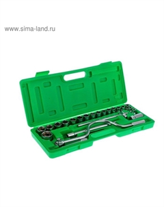 Набор инструментов в кейсе, универсальный, 1/2", 24 предмета Tundra