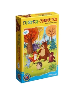 Дорожная игра «Прятки-зверятки» Степ пазл