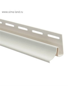 Молдинг для сайдинга, 3050 мм, цвет пломбир Docke