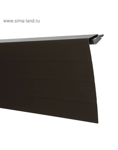 J - фаска для сайдинга, 3050 мм, цвет шоколад Docke