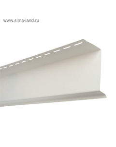 Отлив для сайдинга, 3050 мм, цвет пломбир Docke