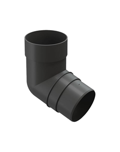 Колено для водосточной трубы PREMIUM, 72˚, цвет графит Docke