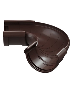 Угол водосточного желоба регулируемый LUX, 60˚ – 160˚, цвет шоколад Docke