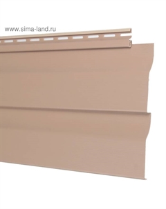 Сайдинг « Корабельный брус» D4.5D, 3660 мм, цвет капучино Docke