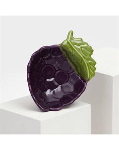 Тарелка «Ежевика», 17 см, керамика, фиолетовая Керамика ручной работы